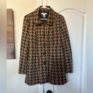 Houndstooth coat